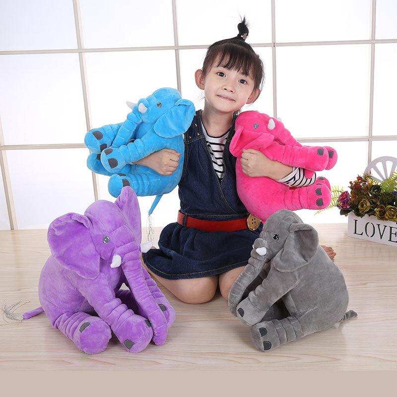 60 cm gối bé elephant shaped bé trẻ em đồ chơi gối bảo vệ đầu ngủ cushion trẻ sơ sinh trẻ sơ sinh ảnh voi túi