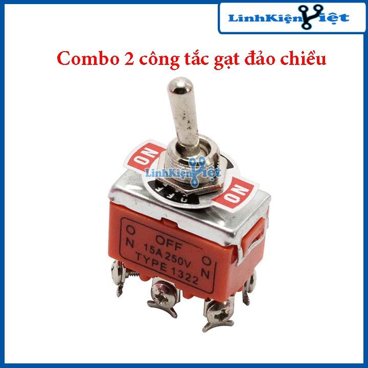 Công Tắc Gạt Đảo Chiều Động Cơ 1322 6 Chân 250VAC-15A