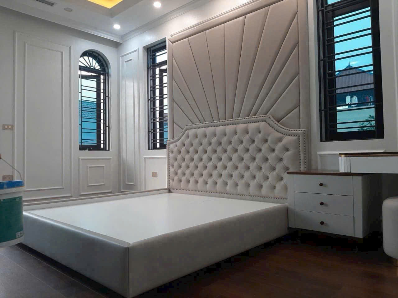 Giường bọc nệm cao cấp Juno Sofa nhiều màu lựa chọn