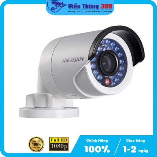 Camera ngoài trời, camera thân hồng ngoại 2MP Hikvision DS-2CE16D0T-IRP-Hàng chính hãng