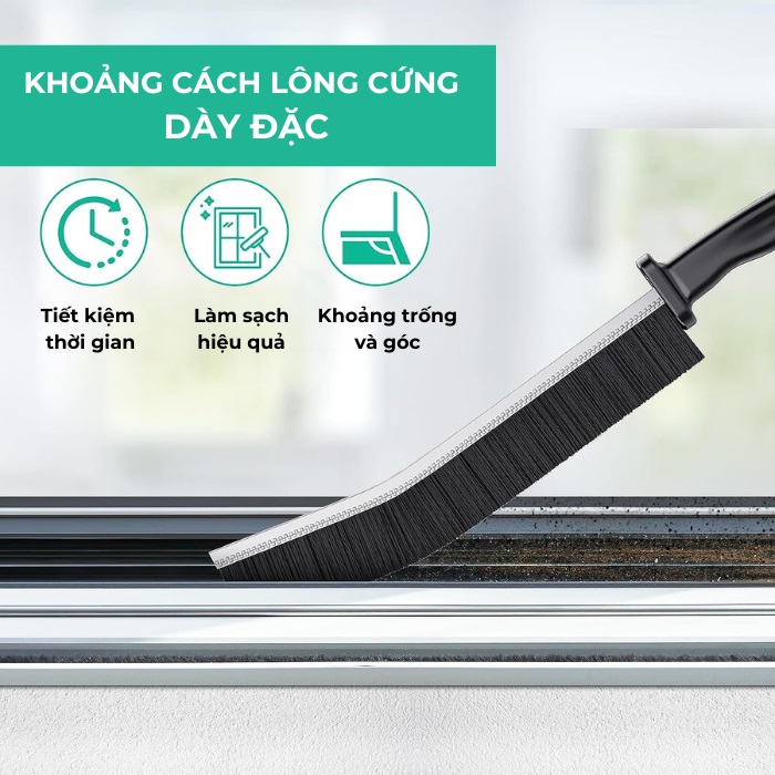 [COMBO 3 DỌN DẸP ĐÓN TẾT] 1 bàn chải vệ sinh khe hẹp + 1 chà sàn nhà tắm + 1 chổi quét trần nhà - Chính hãng dododios