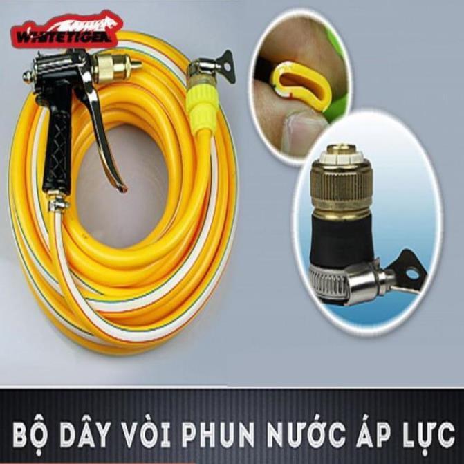 Vòi xịt rửa thông minh làm sạch mọi thứ bằng nước áp lực cao với nhiều chế độ (Loại 10 mét) TL