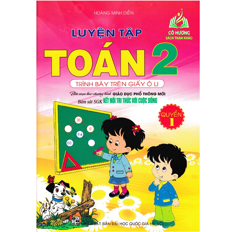 Sách - Luyện Tập Toán 2 Quyển 1 - Trình Bày Trên Giấy Ô Li