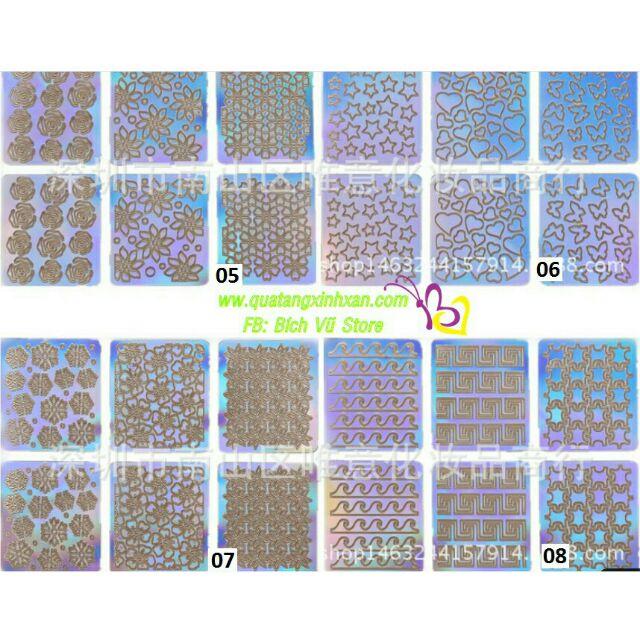 Set 5 miếng dán tạo kiểu 20K