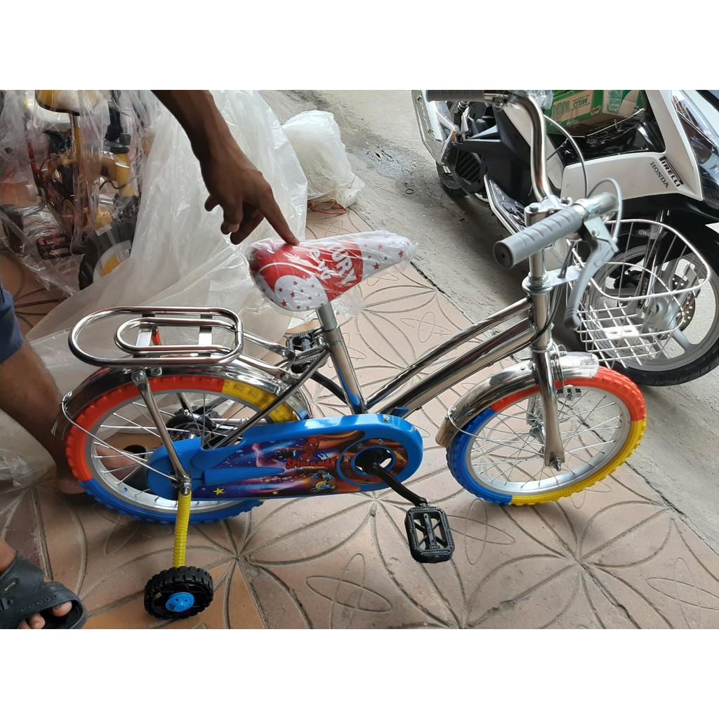 Xe đạp 16 inch cho bé inox