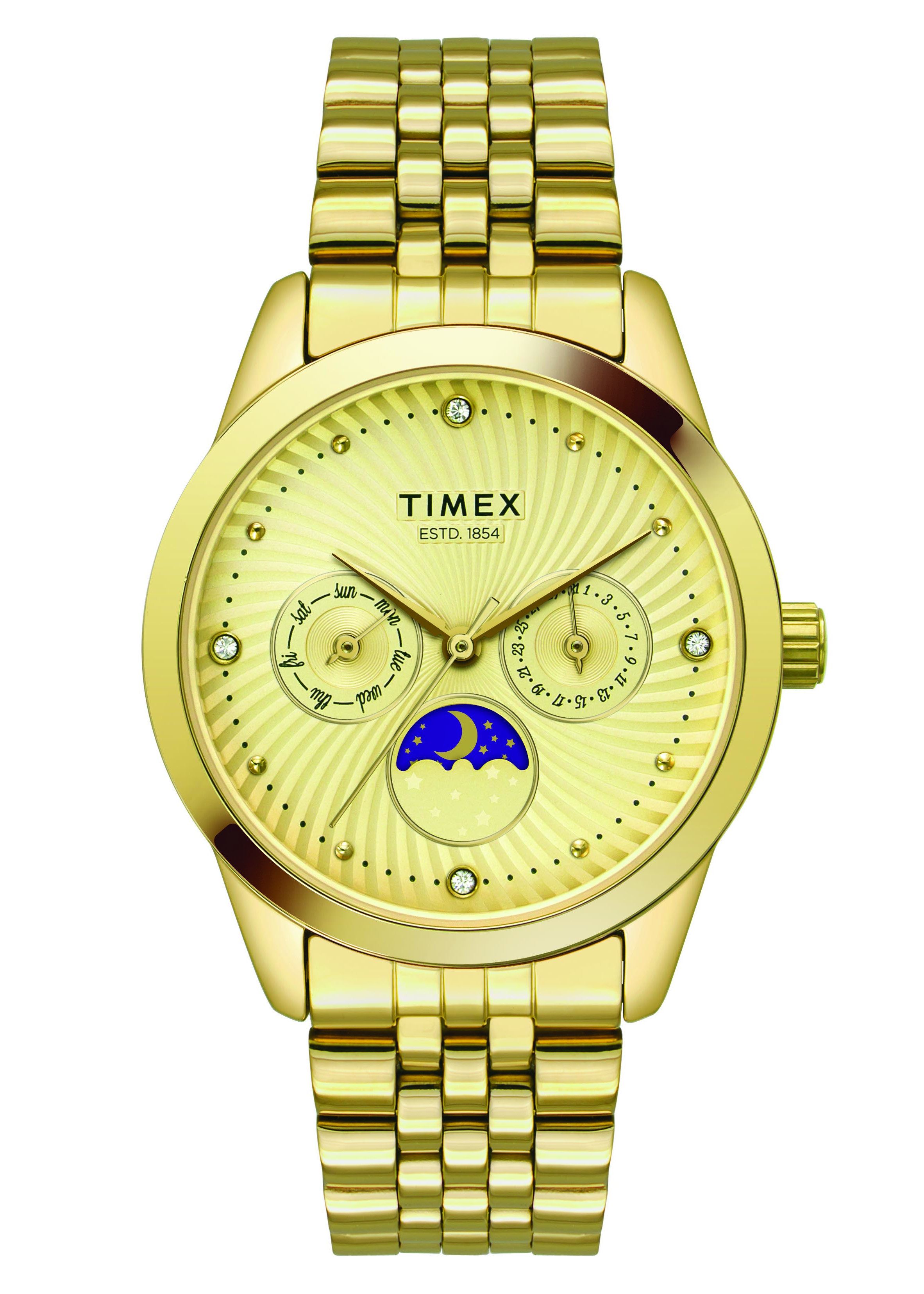 Đồng Hồ Nữ Timex Dây Kim Loại TWEL13104