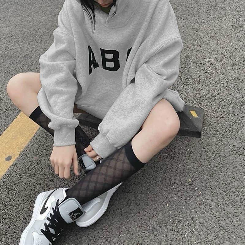 ÁO HOODIE unisex nam nữ - ÁO KHOÁC NỈ NGOẠI phối chữ ABC 7 (Ảnh Thật) HOOIDE MỚI