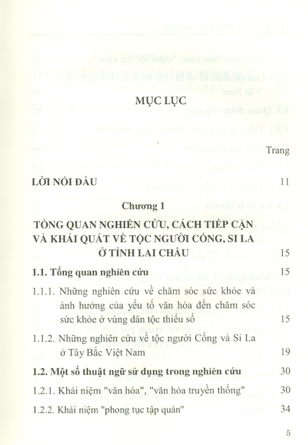 Yếu Tố Văn Hóa Tộc Người Trong Chăm Sóc Sức Khỏe Của Người Cống Và Si La Ở Tỉnh Lai Châu