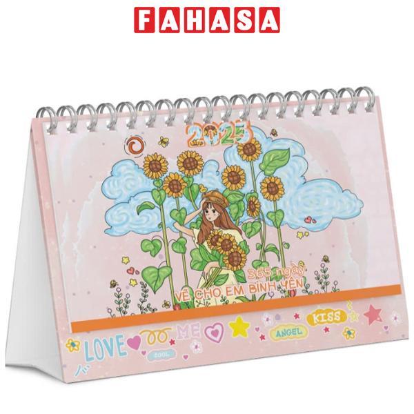 Lịch Bàn Tô Màu Sáng Tạo, Phong Cách Hiện Đại - ABBOOKS LĐB 066