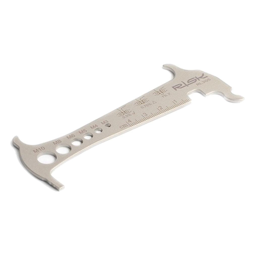 Bike Chain Wear Indicator Gauge Checker Stretched Tool Chain Hook