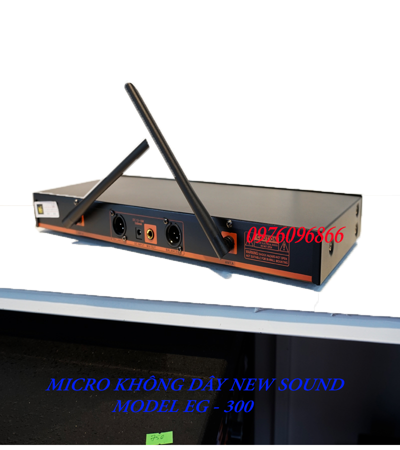 Micro không dây New Sound model EG300 hàng chính hãng nhập khẩu 2023 Chống Hú Cao Cấp Thế Hệ Mới Sóng Siêu Khỏe, Hát Cực Nhẹ, Tần Số Sóng Ổn Định