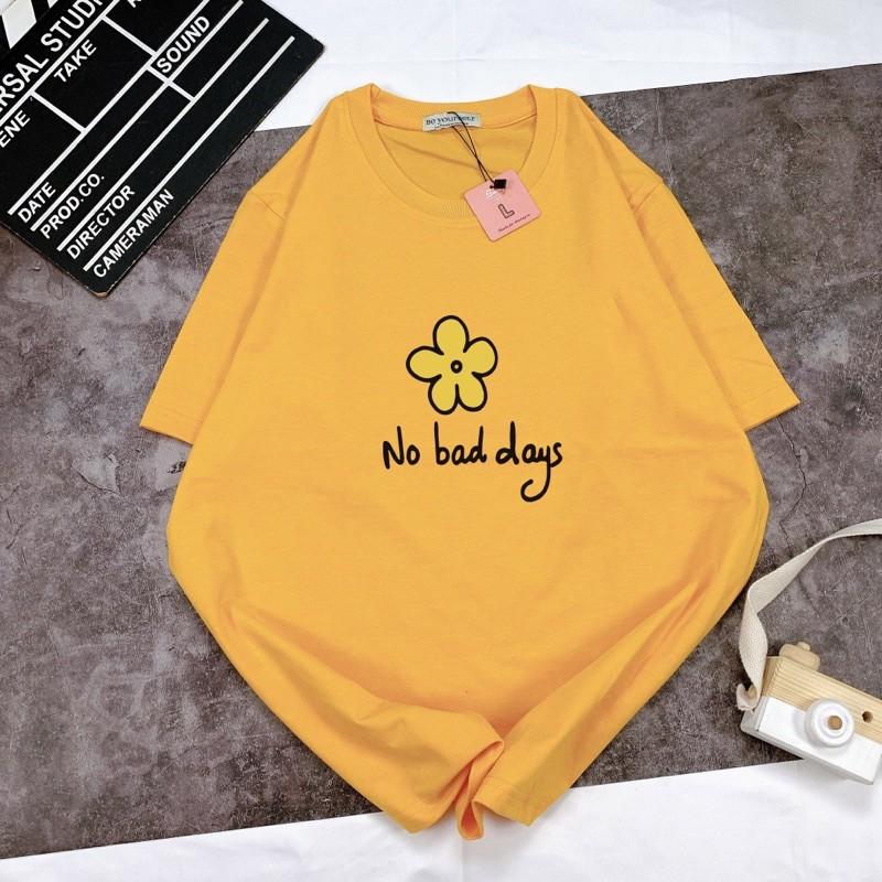 Áo Thun Tay Ngắn UNISEX Hoa - Hình chụp thật (Đủ size M-L-XL)
