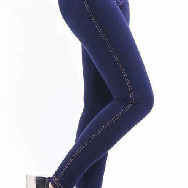 QUẦN L91 LEGGING GIẢ JEAN CẠP CHUN ẩn