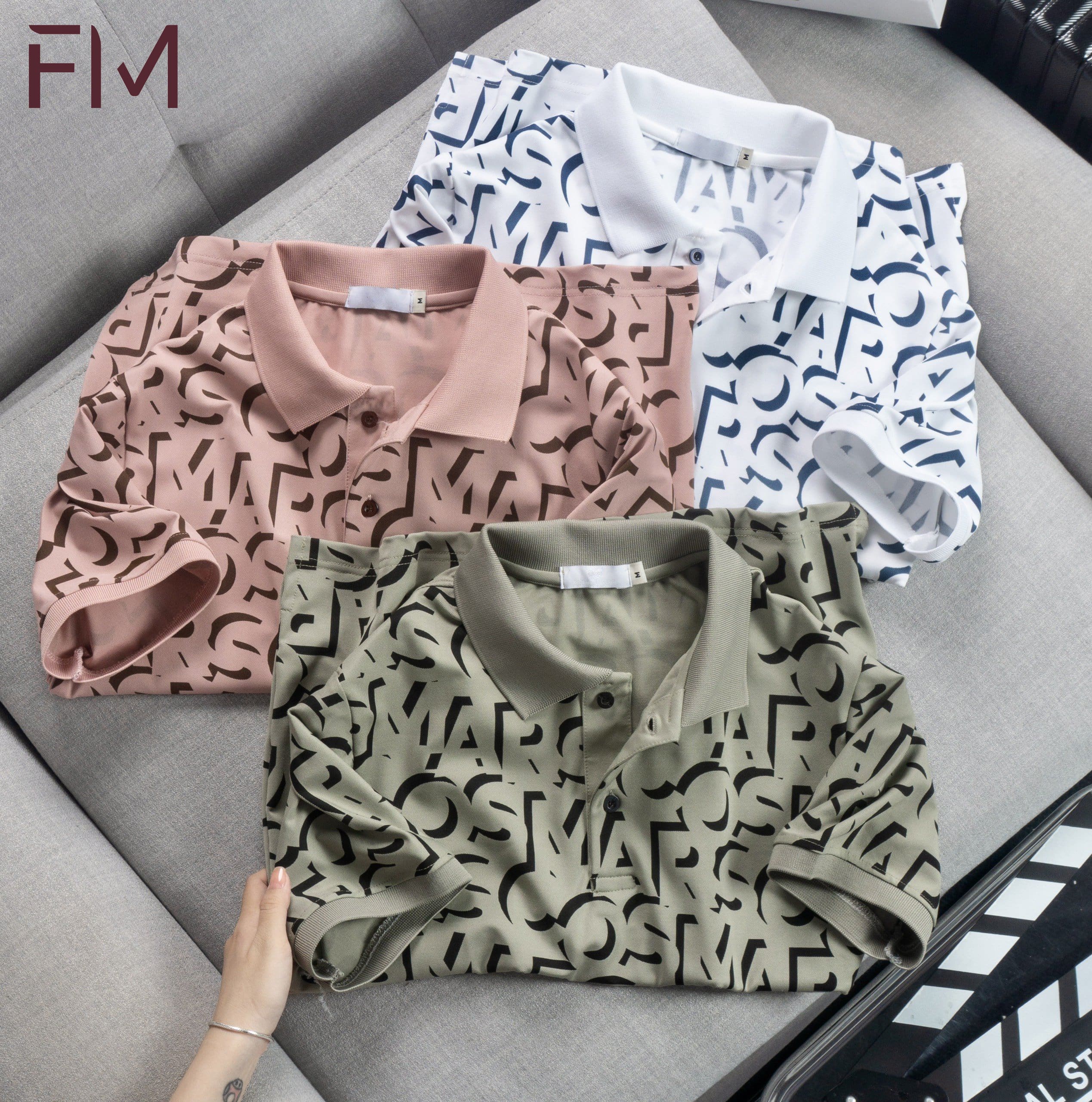 Áo thun polo nam MARC COS họa tiết Graphic 3D, chất liệu cá sấu poly thoáng mát co giãn 4 chiều - FORMEN SHOP - FMPS207