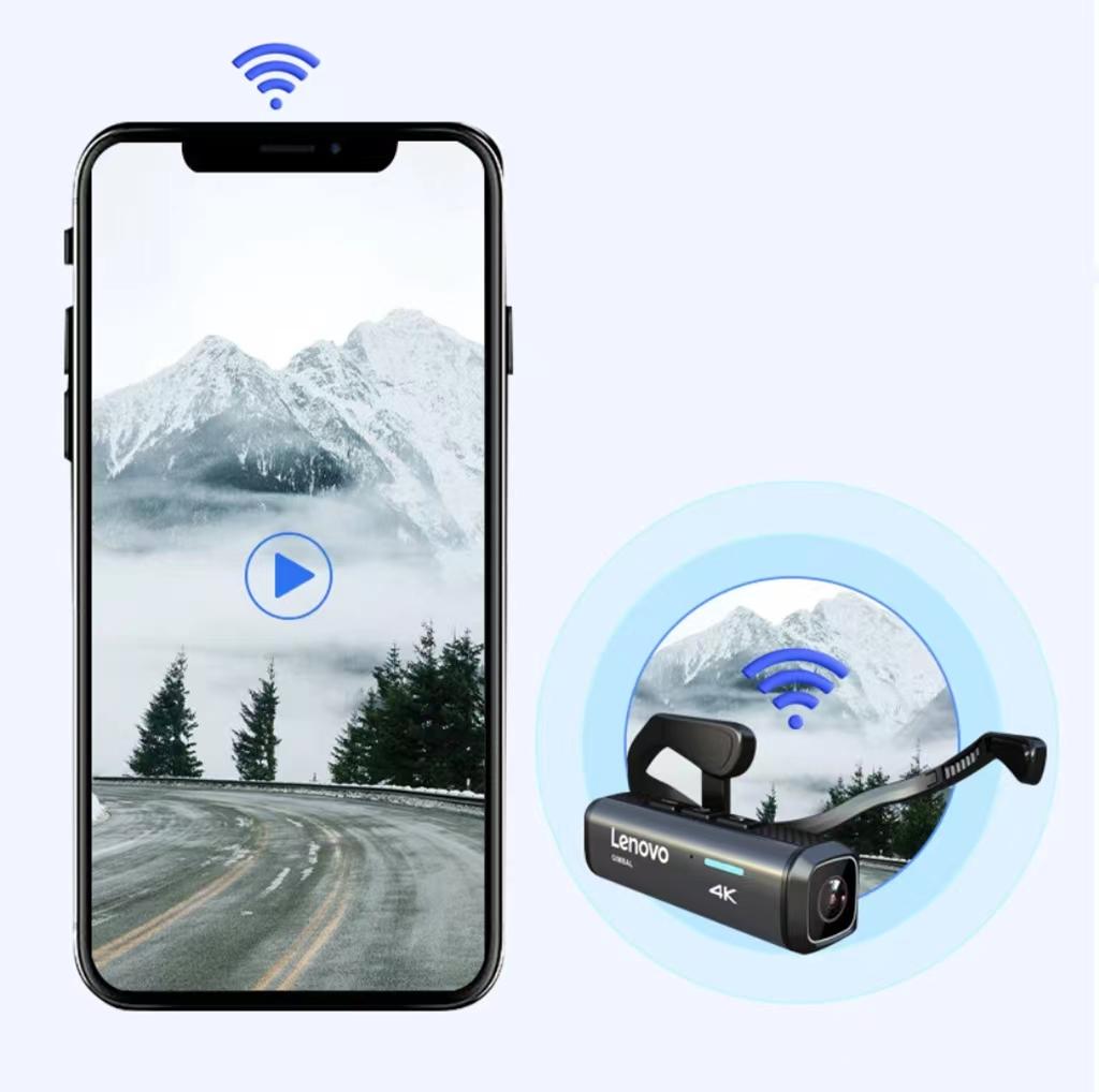 Camera mini ngoài trời thể thao 4K đầu camera gắn camera hành động có thể đeo được quay video chống lắc