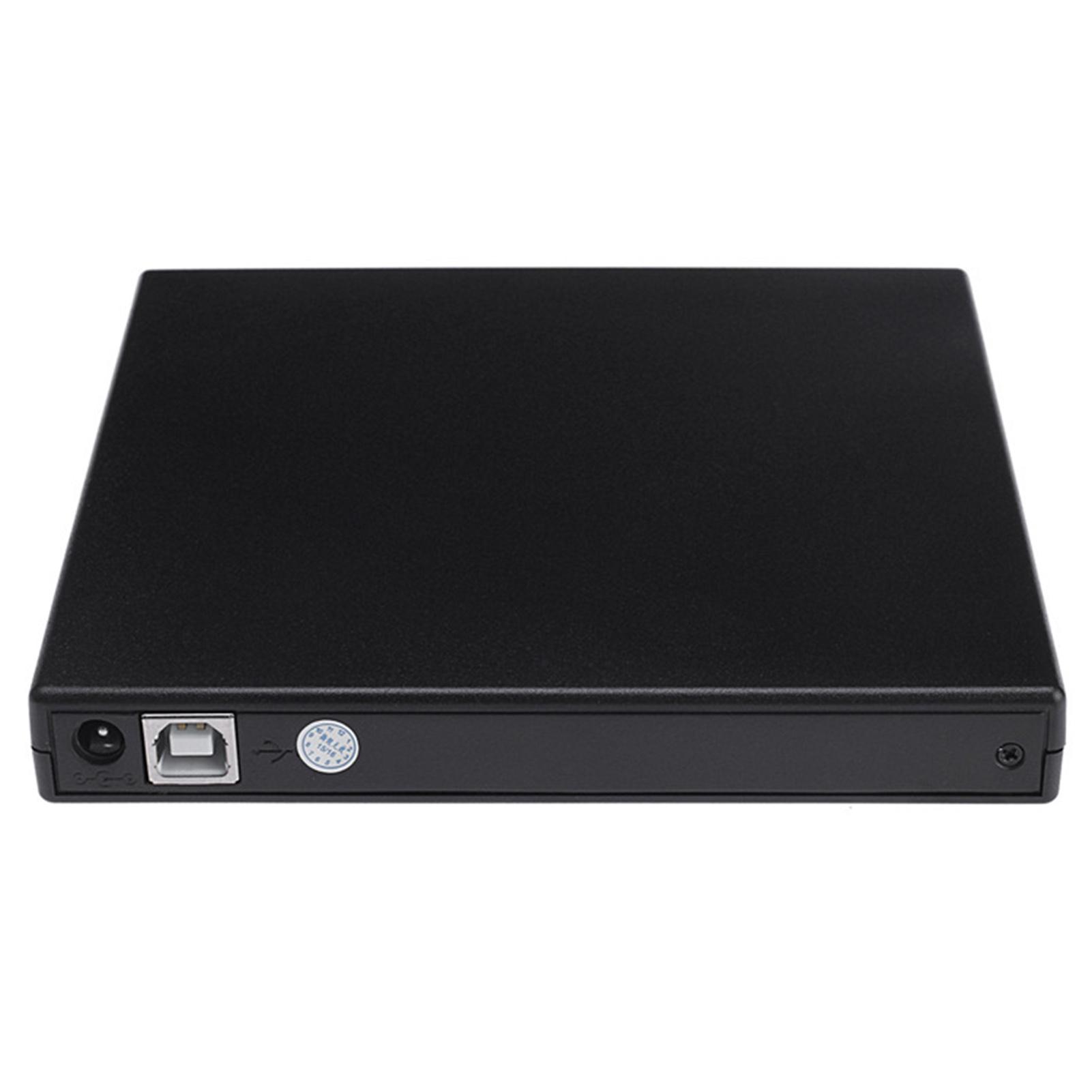 External DVD Drive, USB2.0 Portable CD/DVD+/-RW Drive/DVD Player CD Burner for Laptop Desktop
