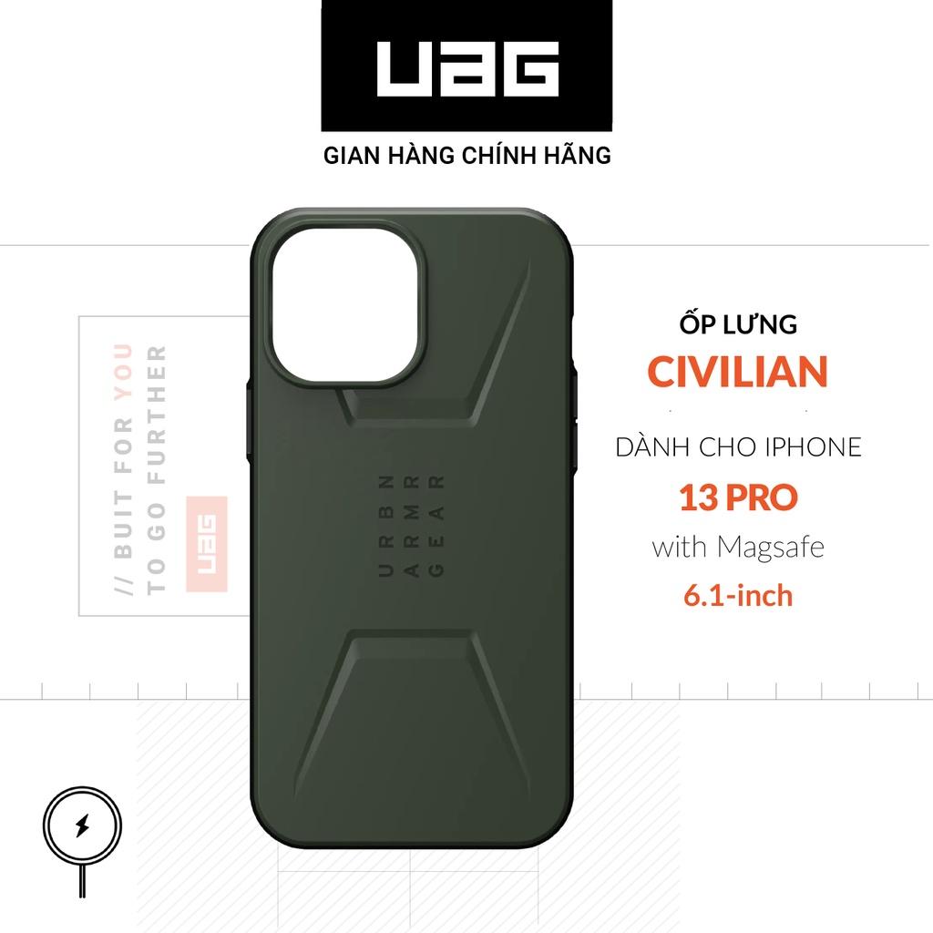 Ốp lưng UAG Civilian w Mag.safe cho iPhone 13 Pro [6.1 inch] Hàng chính hãng