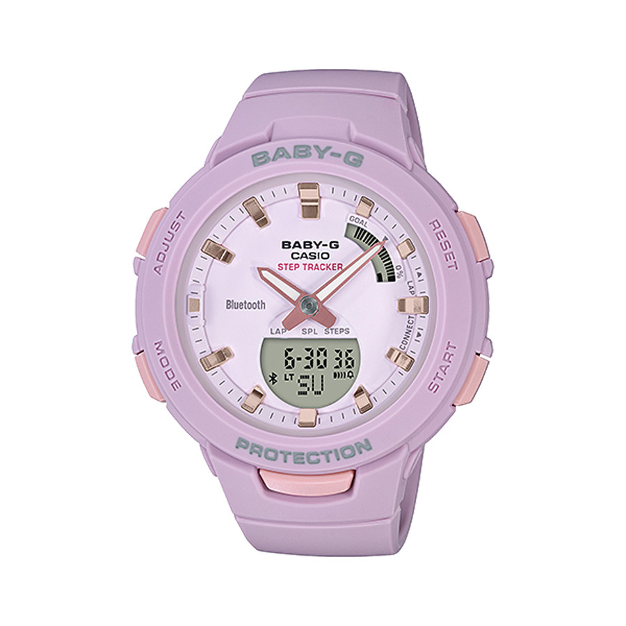 Đồng hồ nữ dây nhựa Casio Baby-G chính hãng BSA-B100-4A2DR