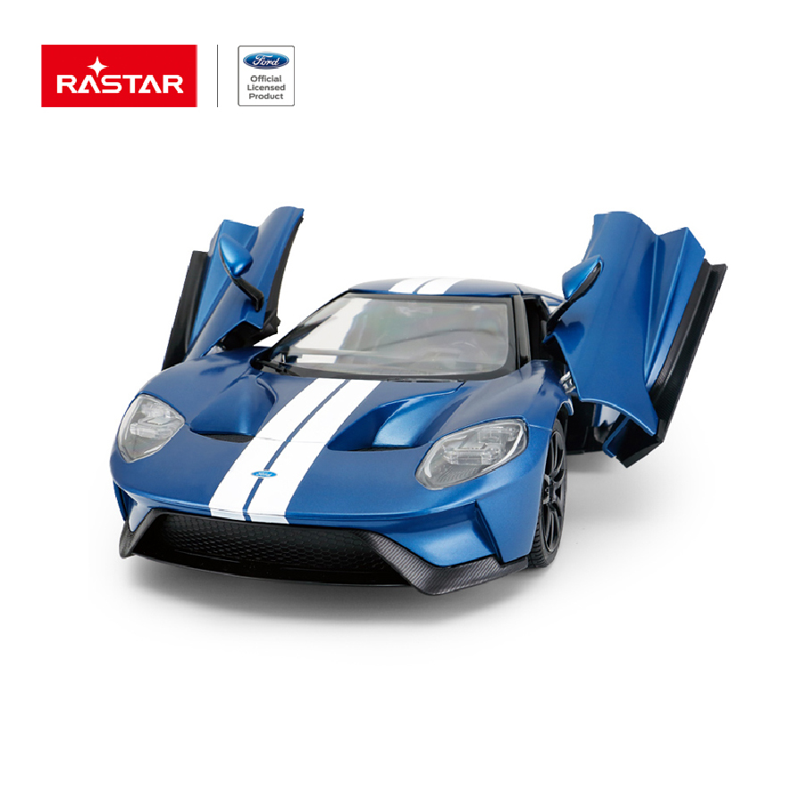 Đồ Chơi Xe Điều Khiển 1:14 Ford Gt Có Thể Mở Cửa Xanh Dương RASTAR R78100/BLU