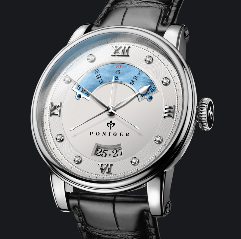 Đồng hồ nam Poniger P719-6 Chính hãng ,Kính sapphire nguyên khối ,chống xước,chống nước 50m,mặt trắng vỏ trăng dây da nâu  xịn,vỏ máy thép không gỉ 316L,Đồng hồ cơ  bảo hành 24 tháng, hàng mới 100%,thiết kế trẻ trung và sang trọng