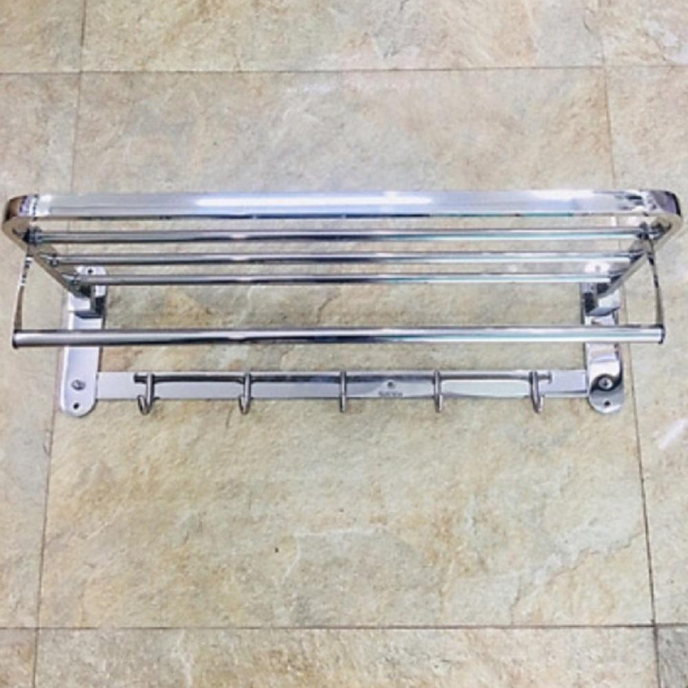 Giá Vắt Khăn Nhà Tắm Inox 304 Cao Cấp Sáng Bóng - Giá Vắt Khăn 2 Tầng Tiện Lợi - CH Hương Thị Miễn Phí Vận Chuyển