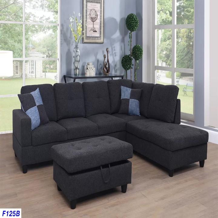 Ghế sofa góc phòng khách mới nhất Juno Sofa HHP-SFG04-V4