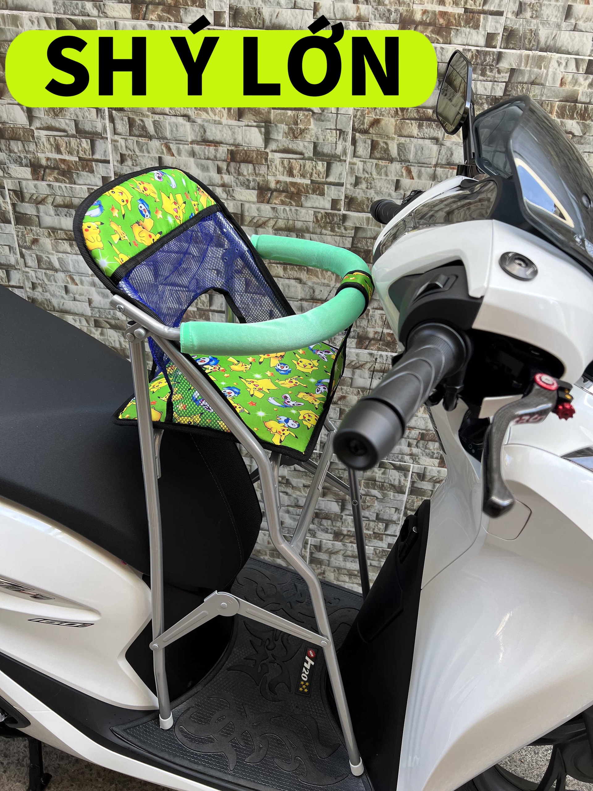 Ghế ngồi xe SH Ý 300I , 350i , SH NAM , SH LỚN , GHẾ GA XẾP SẮT SƠN TĨNH ĐIỆN