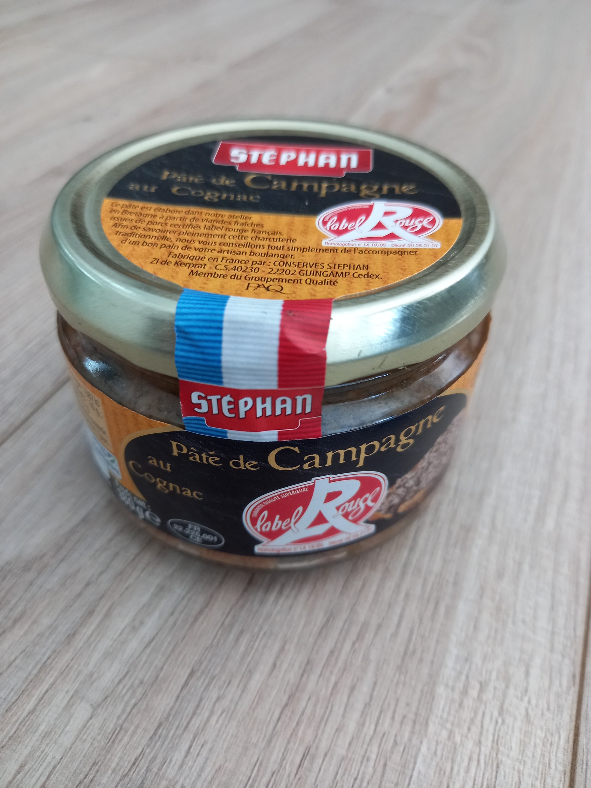 Pâté de Campagne au Cognac - LR - Pate Stephan đồng quê vị Cognac - Label rouge