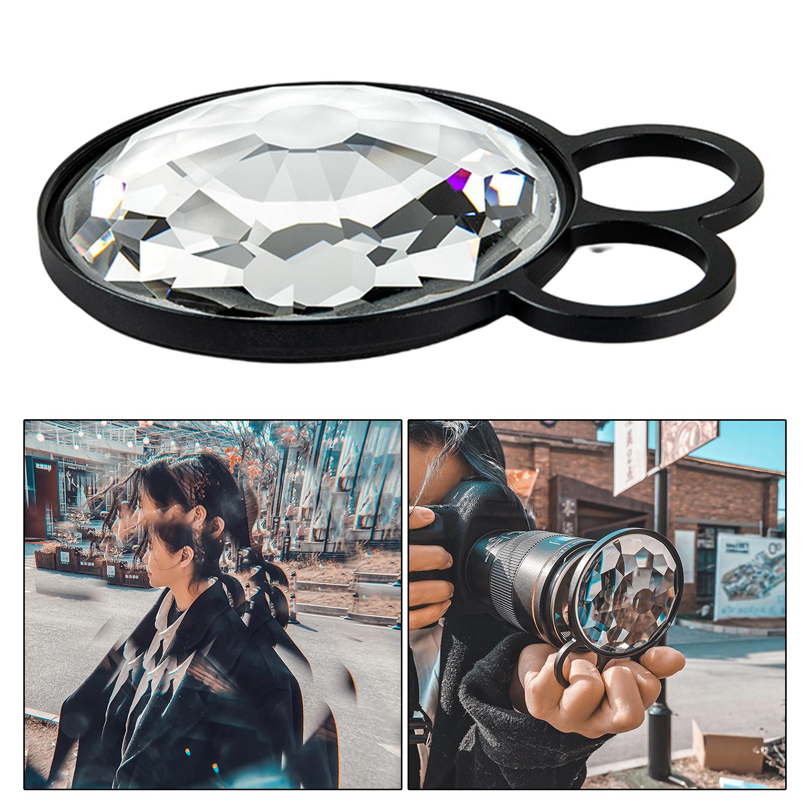 Kaleidoscope Glass Prism Rotatable Effect Filter SLR Photography Accessories