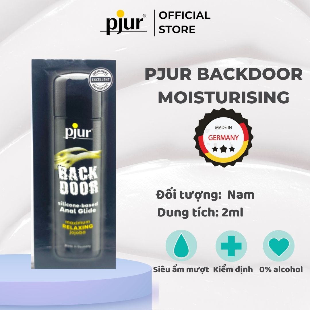 Chất bôi trơn Pjur Backdoor Relaxing 2ml có tác dụng thư giãn và mang lại khả năng bôi trơn lâu dài