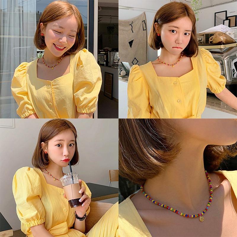 Vòng cổ xỏ hạt thủ công xinh xắn hợp thời trang