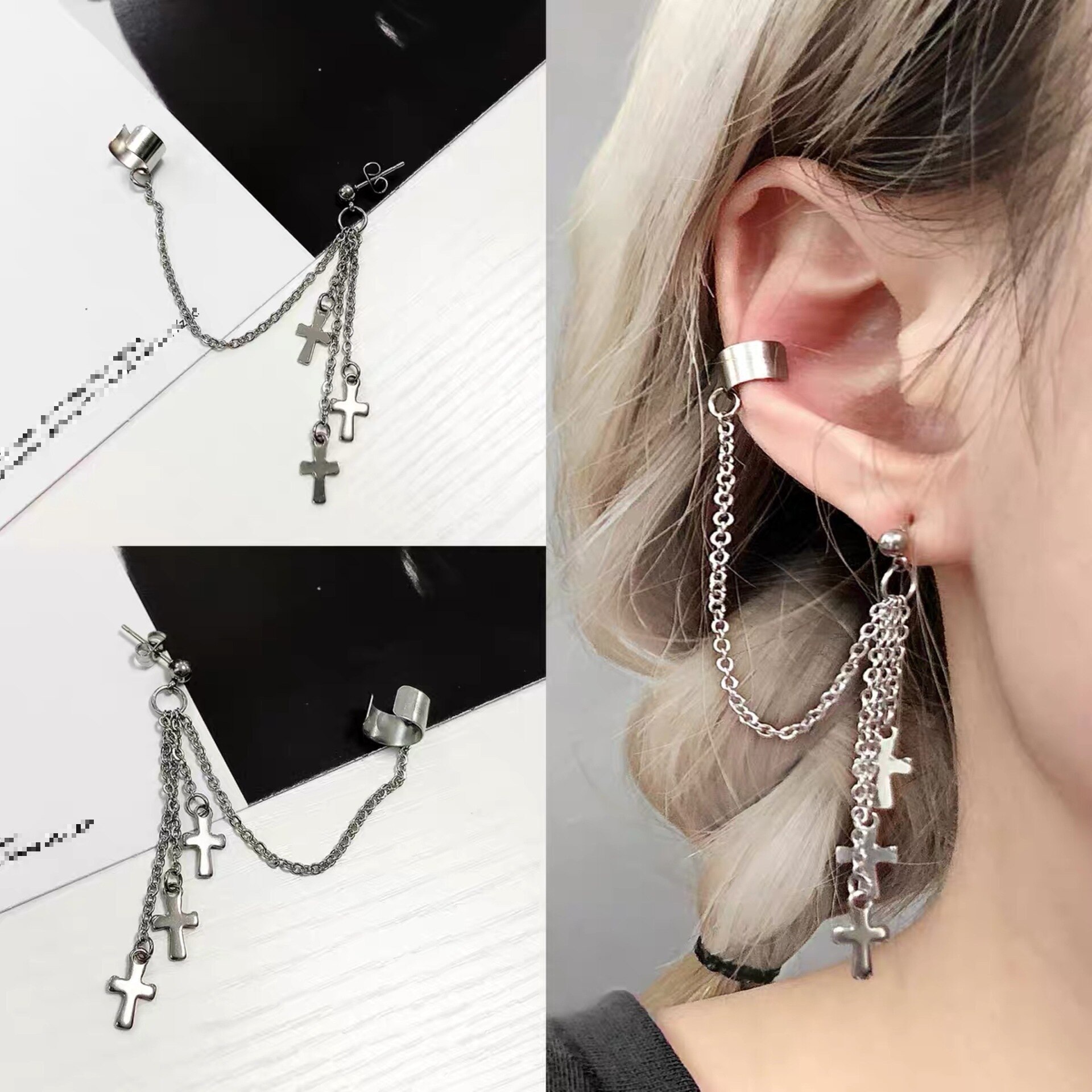 Bông tai unisex thánh giá siêu đẳng không thể bỏ lỡ