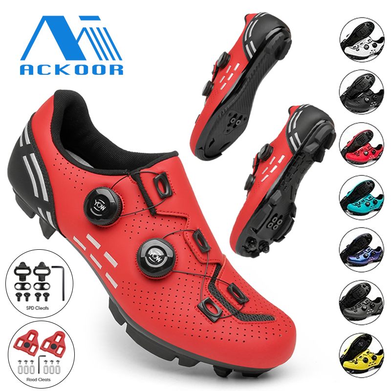 Sneaker đi xe đạp MTB Bàn đạp xe đạp phẳng Giày đi xe đạp Cleat Shoes RB Speed Giày nam nam Color: MTB-green-SP Shoe Size: 36
