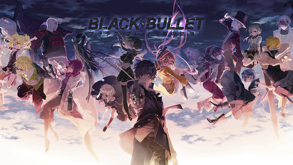 Poster A4 dán tường Anime, decal 21x30 trang trí có keo Black Bullet Wallpapers .png