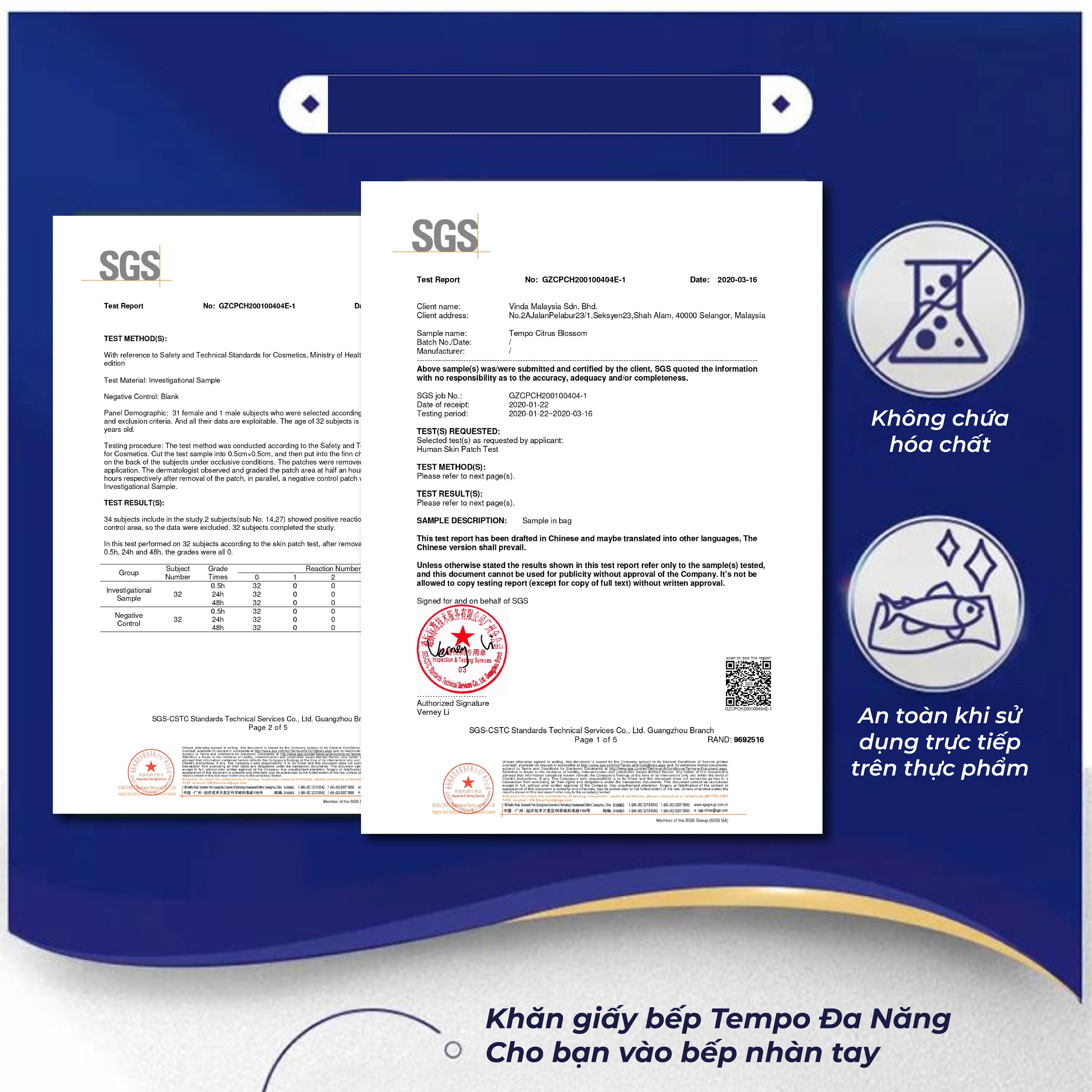 [MUA 1 LỐC TẶNG 1 GÓI KHĂN ƯỚT + 1 GIÁ ĐỠ BẾP] Khăn Giấy Bếp Rút Đa Năng Tempo Bền Dai Thương Hiệu Đức
