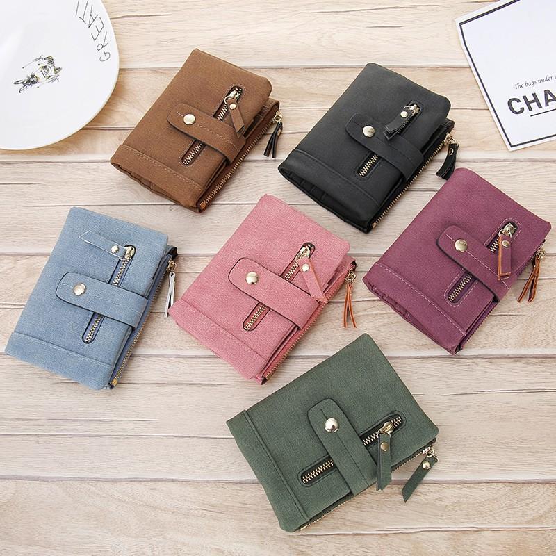 Ví nữ ngắn mini nhiều ngăn khóa bấm giá rẻ BAG U MG7