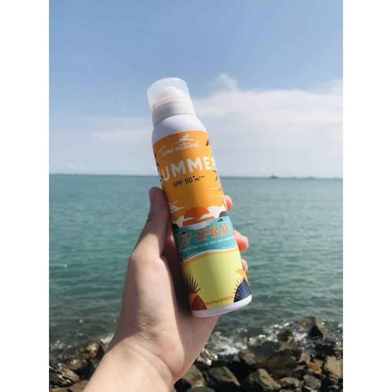 Kem Chống Nắng Nâng Tone Summer UV Spray Chống Nắng Chỉ Số Chống Nắng SPF 50 PA Dung Tích 180ml