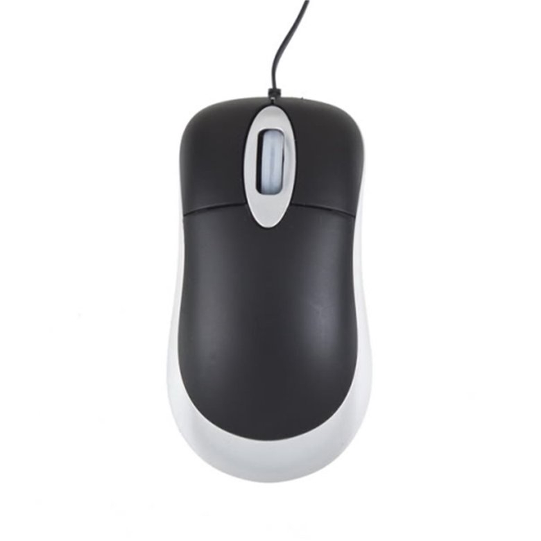 Chuột quang có dây rút cổ điện cổng USB kết nối với máy tính laptop cho văn phòng gọn nhẹ siêu tiện lợi - miếng lót chuột