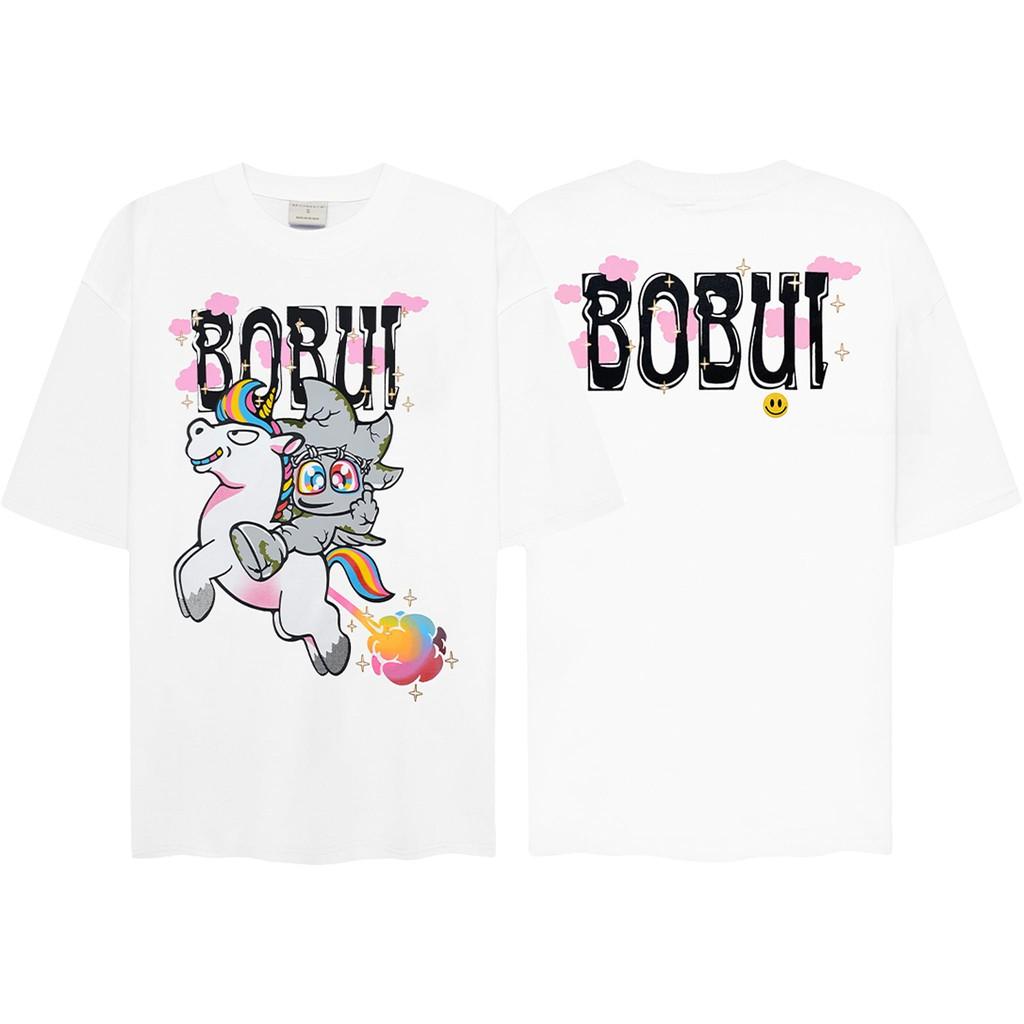 Áo Thun Local Brand BoBui Nam Nữ Tay Lỡ Oversize Full Mạc