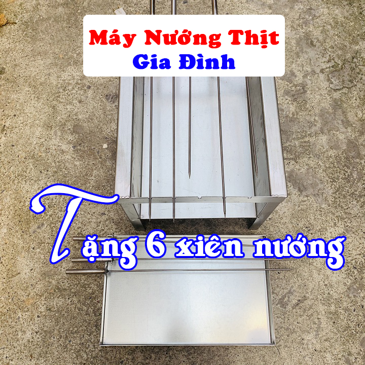 Bếp Nướng gia Đình Loại Siêu Tốt Tặng 6 Lưỡi Xiên Thịt