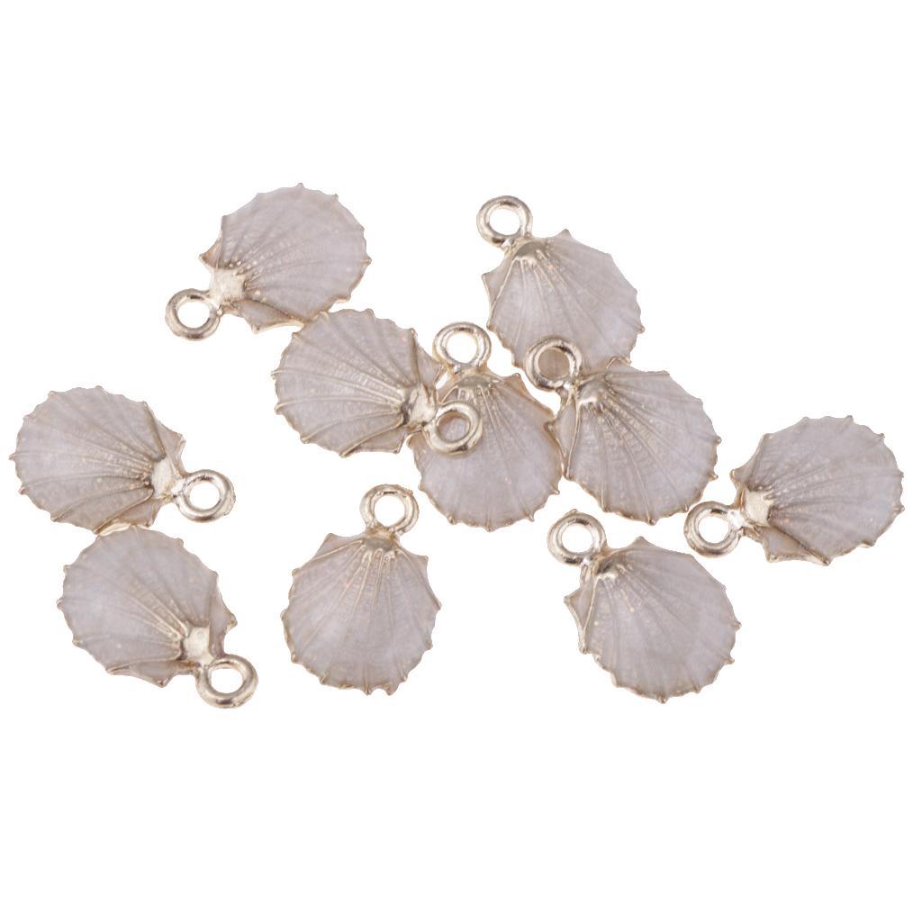 10 Pieces Alloy Charms Pendants for Jewelry Making Crafting