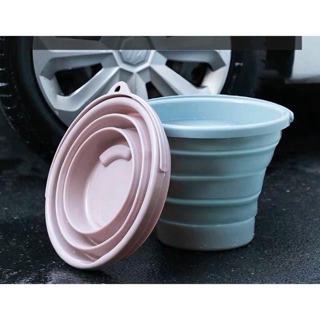 Xô gấp gọn thông minh 3 cỡ siêu bền, không lo vỡ TA