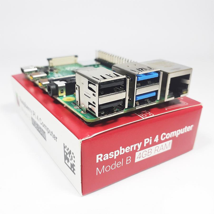 Máy tính nhúng Raspberry Pi 4 Model B Completely Upgraded Made in the UK - Hàng Chính Hãng