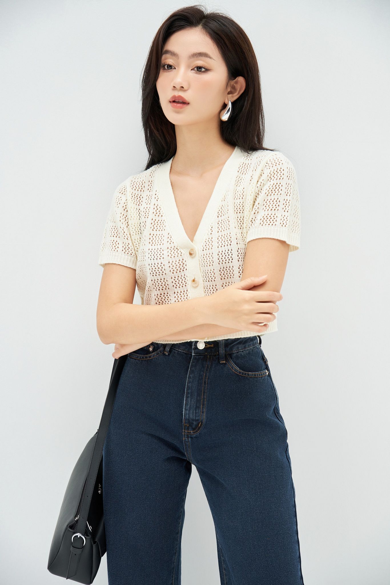 OLV - Áo Jamie Knit Cropped Top