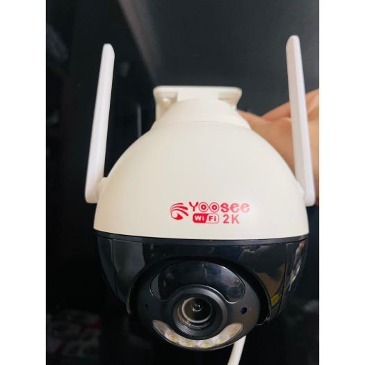 Camera IP Yoosee PTZ 2K 4 Led Siêu Nét 2 Râu Hồng Ngoại, Ban Đêm Có Màu Xoay 360 Độ Chống Nước Đàm Thoại 2 Chiều Hàng Chính Hãng