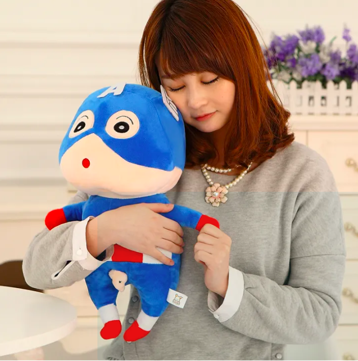 Thú nhồi bông Shin cậu bé bút chì đáng yêu - Size 35cm - Quà tặng gấu bông Cushin siêu nhân đáng yêu.