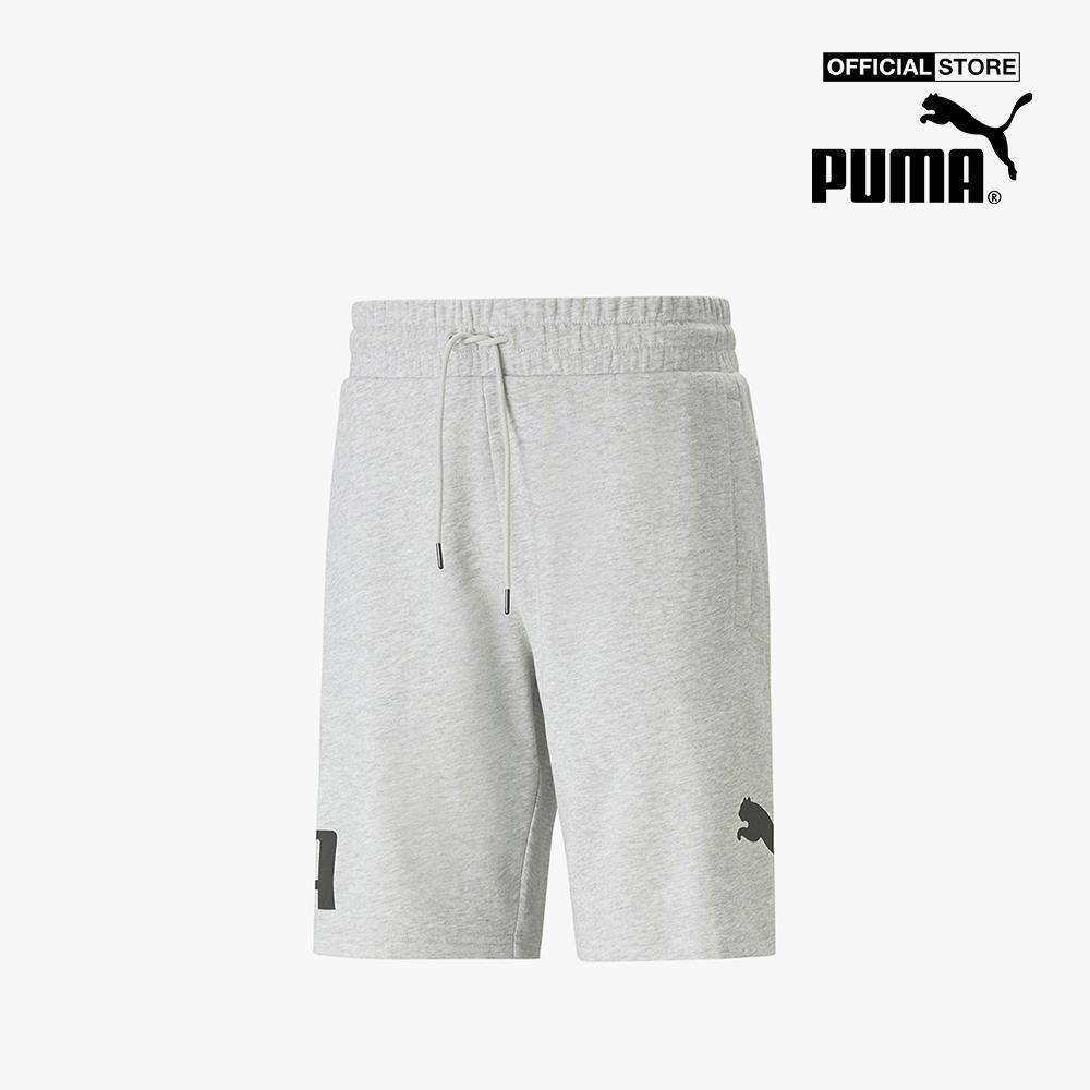 PUMA - Quần shorts tập luyện nam lưng thun Power 673379-0