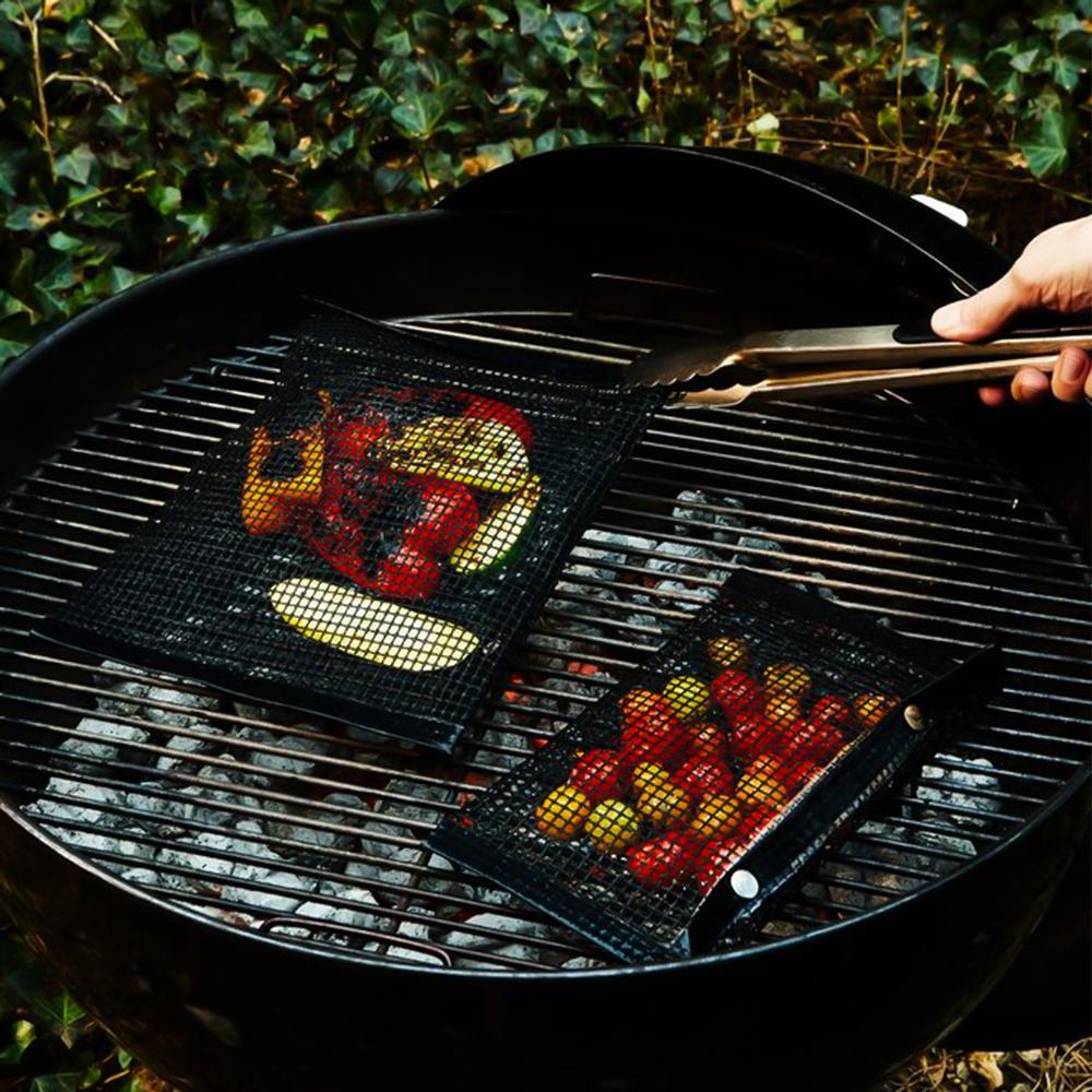 Vỉ nướng BBQ dạng lưới chống dính có thể tái sử dụng
