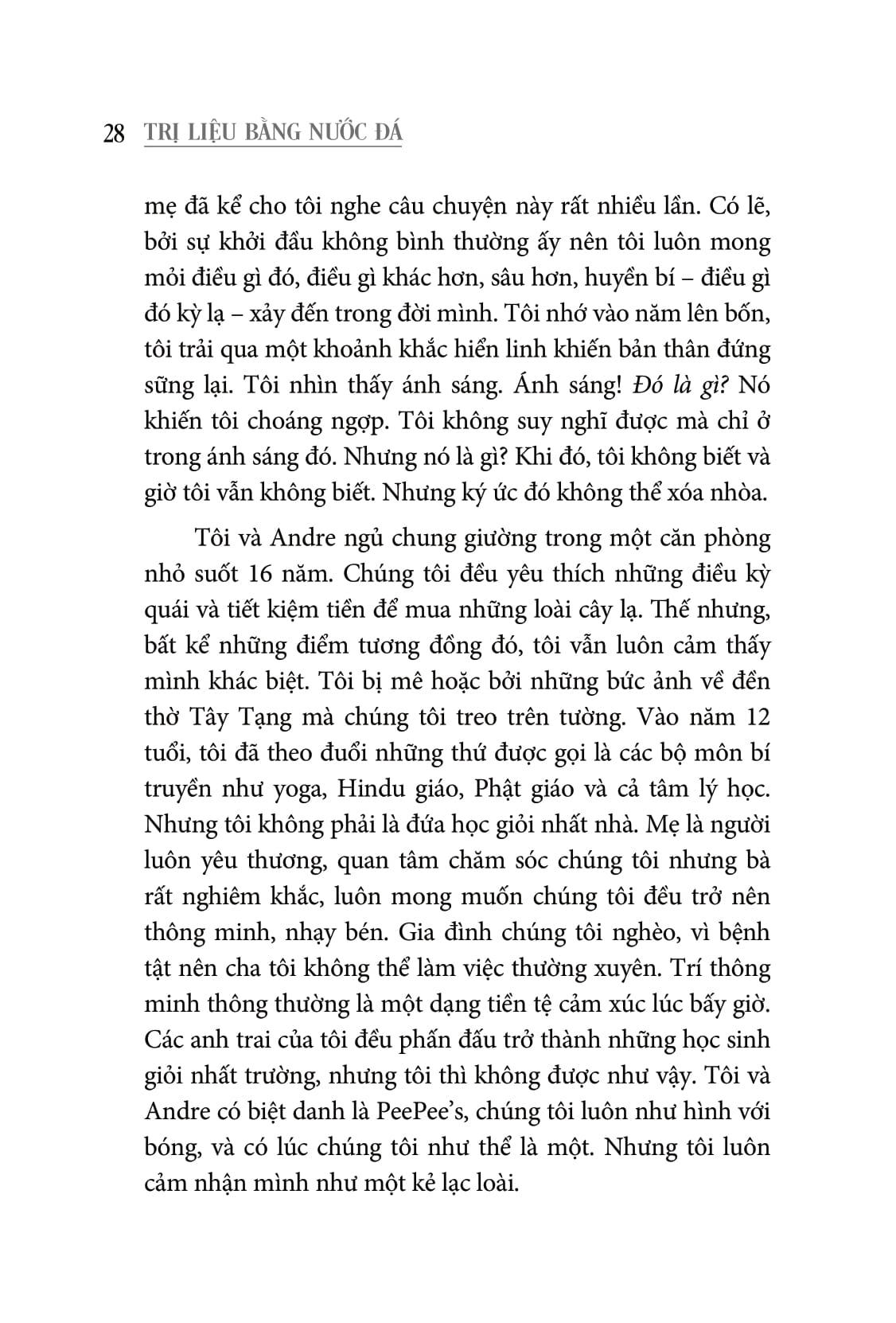 Trị Liệu Bằng Nước Đá