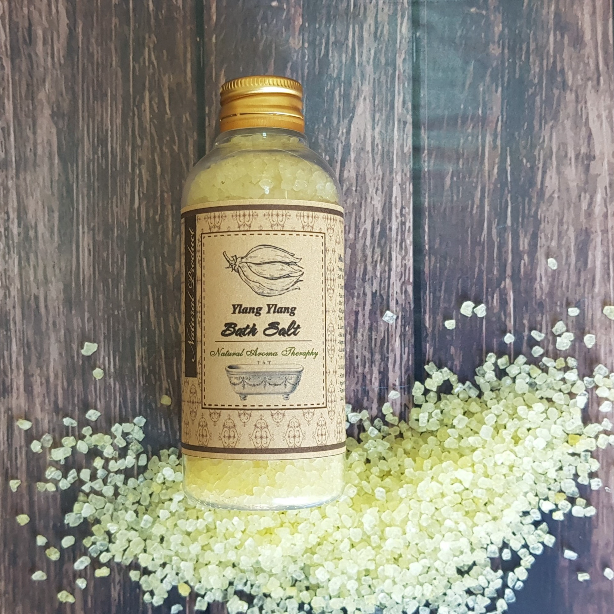 Muối ngâm ngọc lan tặng xơ mướp - Ylang Bath Salt (200g)